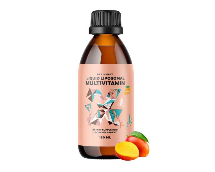 BrainMax KIDS Liquid Liposomal Multivitamin, Mango