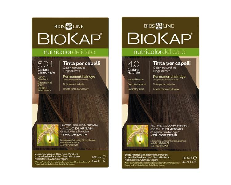 BIOKAP Barva na vlasy hnědá