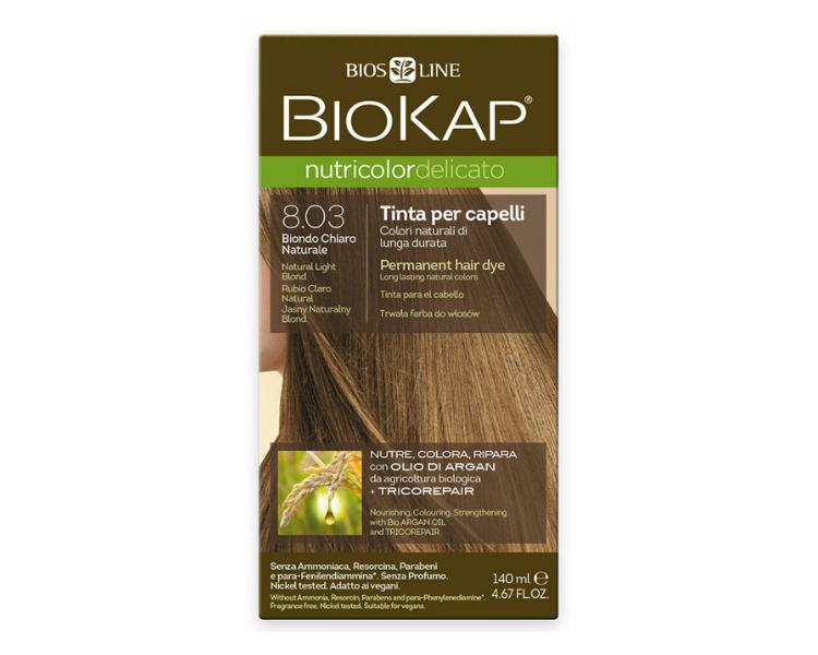 Biokap Barva na vlasy 8.03 Blond přírodní světlá