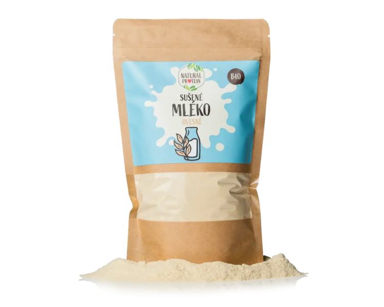 NaturalProtein Sušené ovesné mléko BIO