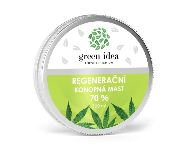 Green Idea Regenerační konopná mast 70%