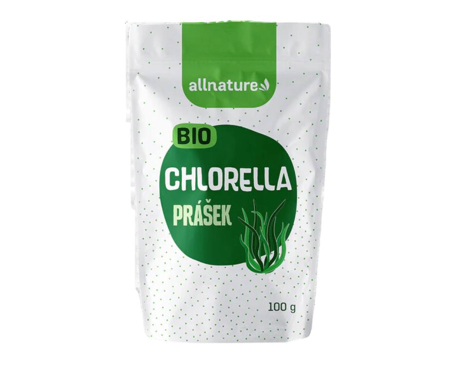 Allnature chlorella prášek BIO