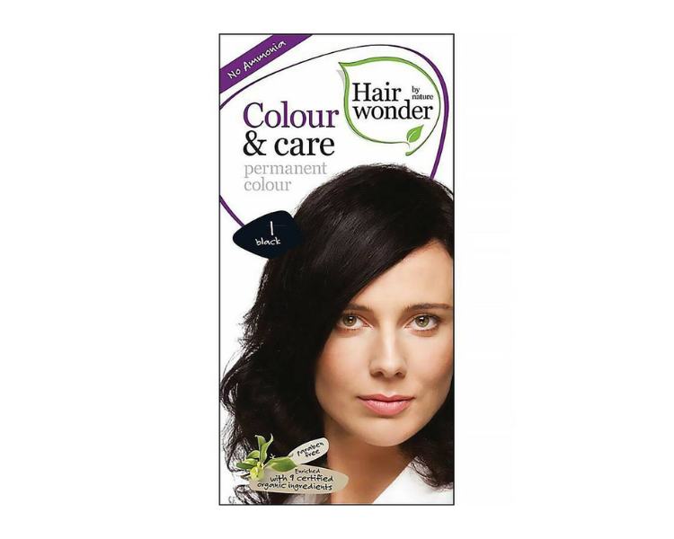 Hairwonder Dlouhotrvající barva BIO – černá