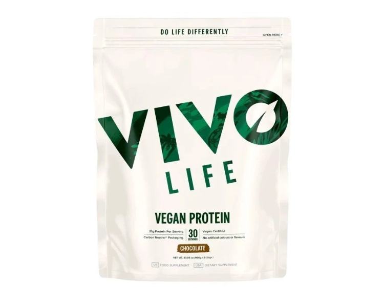 VIVO Life Konjak vegan protein - hořká čokoláda