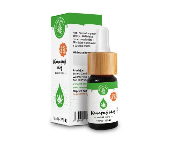 Zelená Země CBD olej 2%