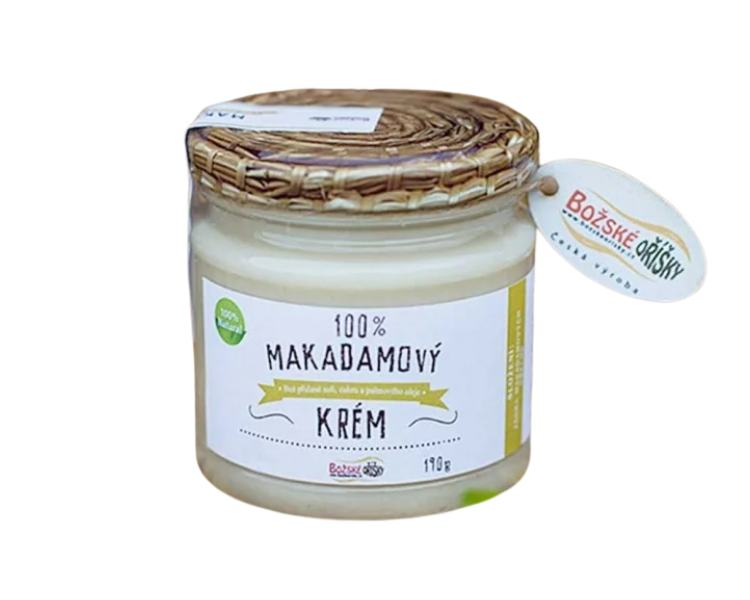 Božské oříšky 100% Makadamový krém