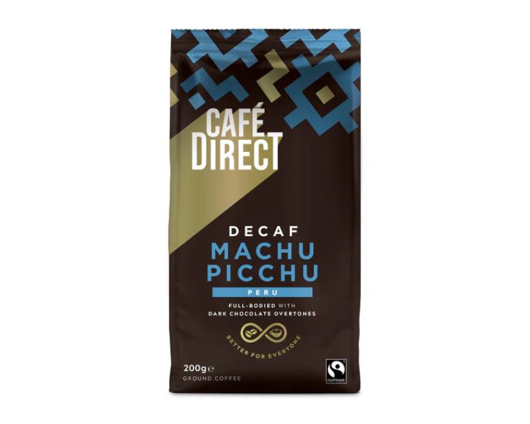 Cafédirect Machu Picchu SCA 82 mletá káva bez kofeinu