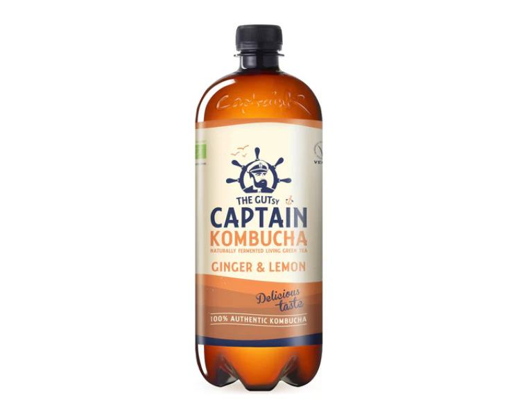 Captain Kombucha Bio Kombucha Zázvor & Citron