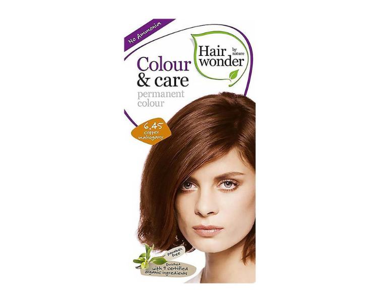 Hairwonder Dlouhotrvající barva na vlasy 6.45 Měděný mahagon BIO