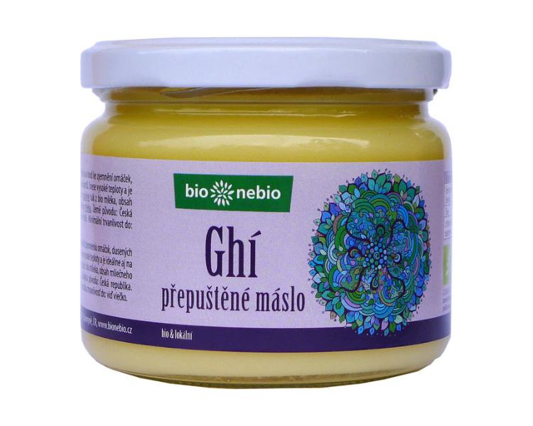 BioNebio Ghí přepuštěné Máslo České Bio