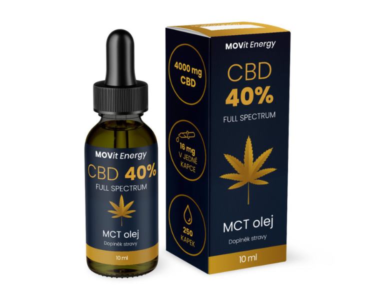 Movit Energy CBD 40% Full Spectrum MCT olej