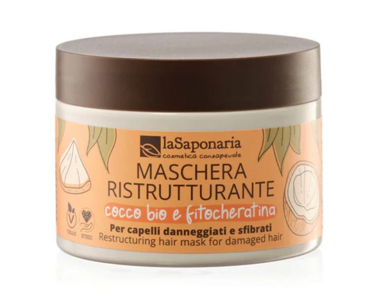 laSaponaria Restrukturalizační maska na vlasy s kokosem a fytokeratinem