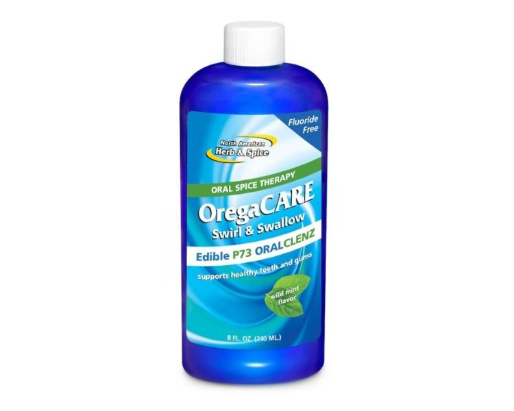 North American Herb & Spice Bylinná ústní voda OregaCARE - máta a divoké oregano