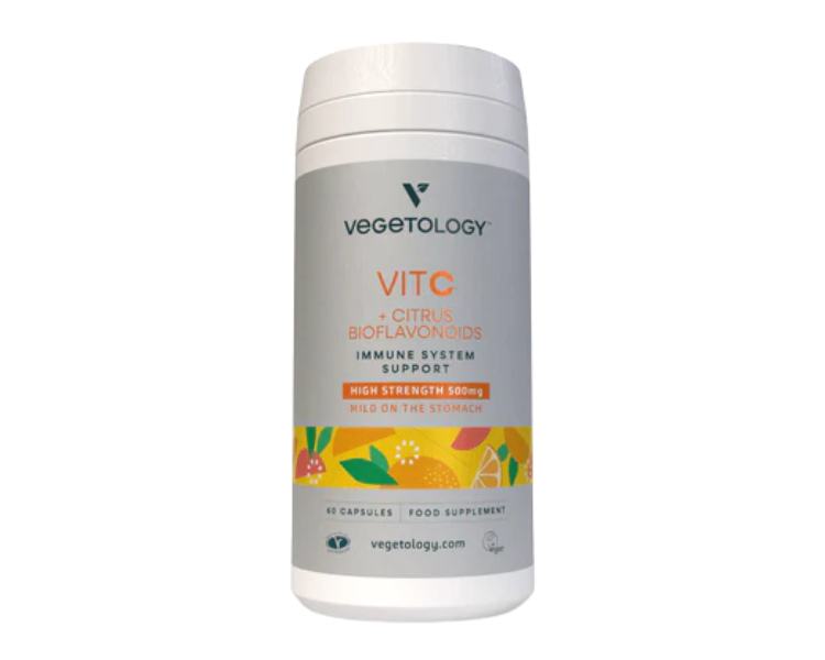 Vegetology Vitamín C 500mg a bioflavonoidy na podporu imunity