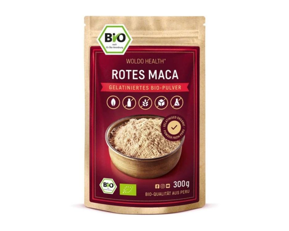 WoldoHealth Maca červená prášek BIO