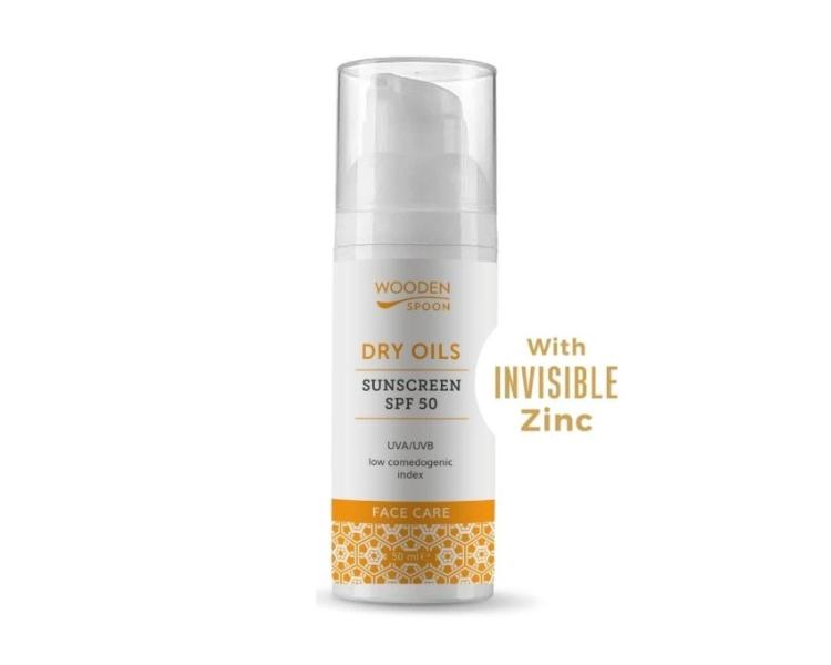 Wooden Spoon Opalovací krém na obličej s nízkým komedogenním indexem SPF 50