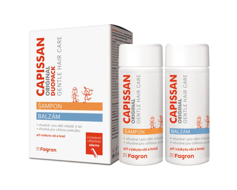 CAPISSAN Original Šampon + balzám vši