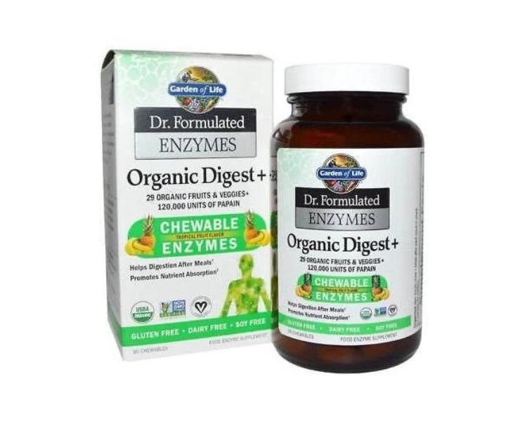 Garden of Life Dr. Formulated Organické Enzymy na podporu trávení