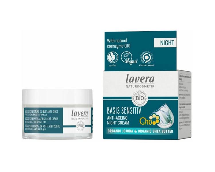 Lavera Krém noční Q10, Basis Sensitiv