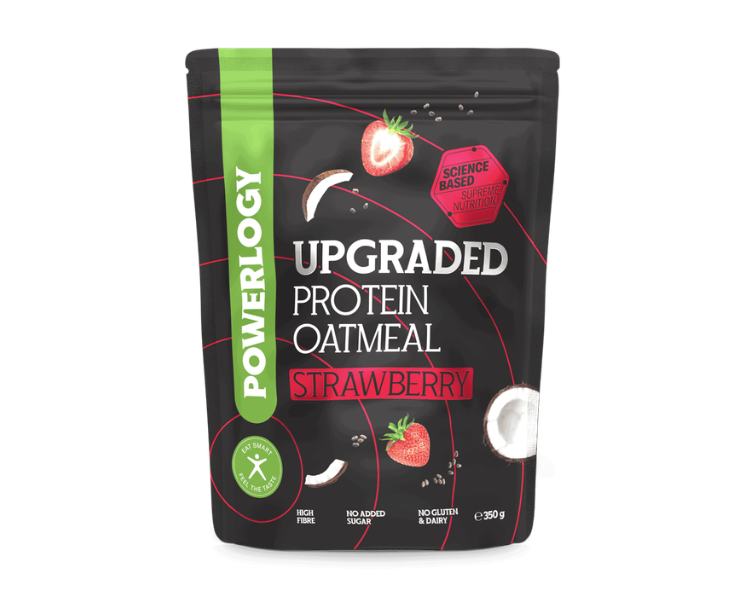 Powerlogy Upgraded Protein Oatmeal Strawberry