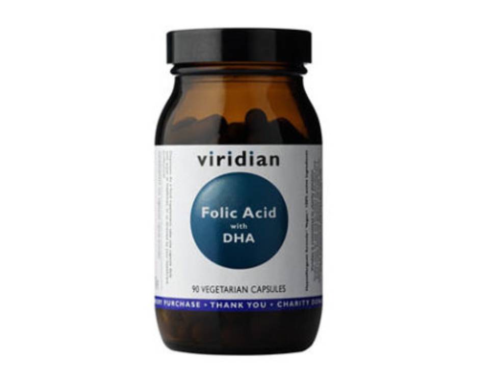 VIRIDIAN Nutrition Folic Acid with DHA