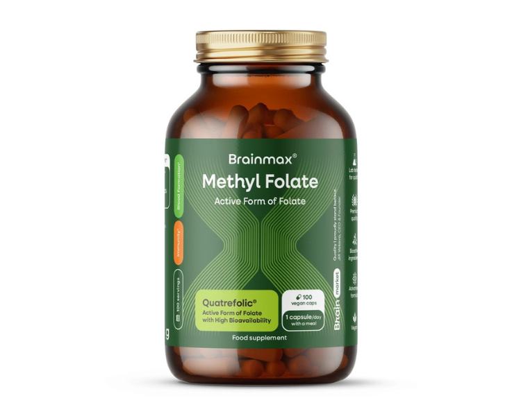 BrainMax Methylfolát 400 mcg