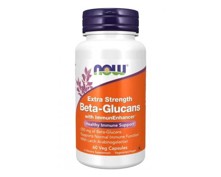 NOW Beta glukany s ImmunEnhancer ™, Extra Strength