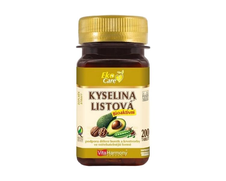 VitaHarmony Kyselina listová bioaktivní 400 µg Eko