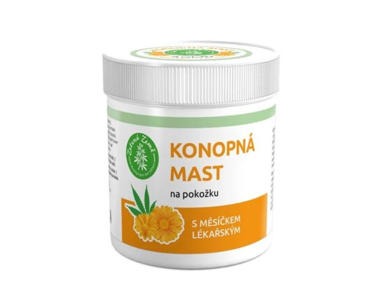 Zelená Země Konopná mast na pokožku