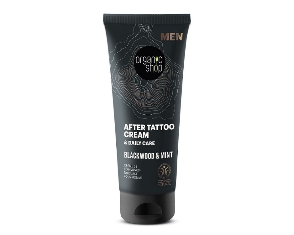 Organic Shop Krém pro péči o tetování Blackwood a máta