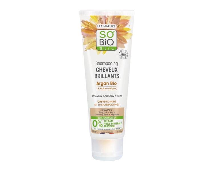 SO’BiO étic Šampon argan pro lesk - pro normální až suché vlasy BIO