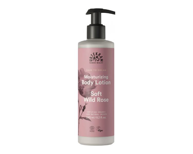 Urtekram Pečující tělové mléko s šípkovou růží BIO