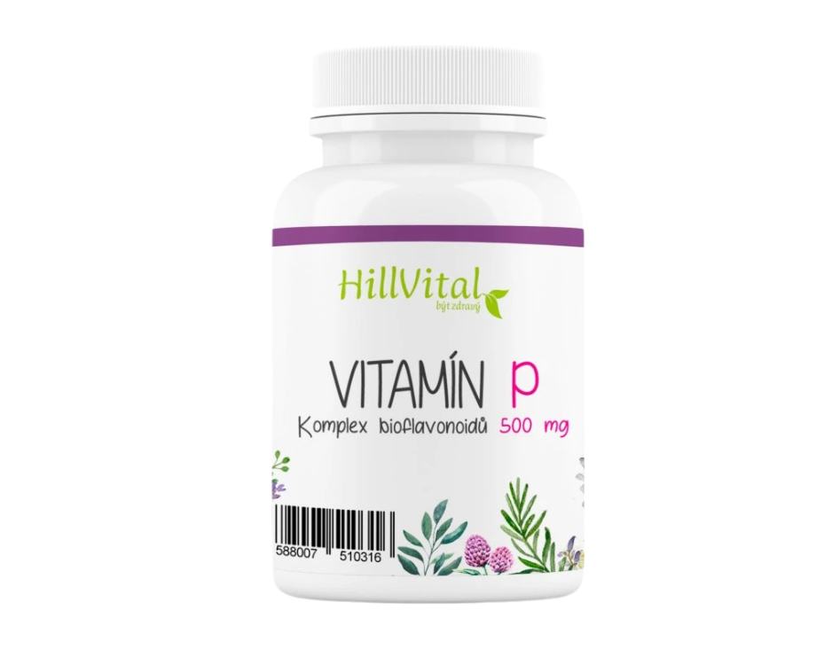 HillVital Vitamín P bioflavonoidy na křečové žíly