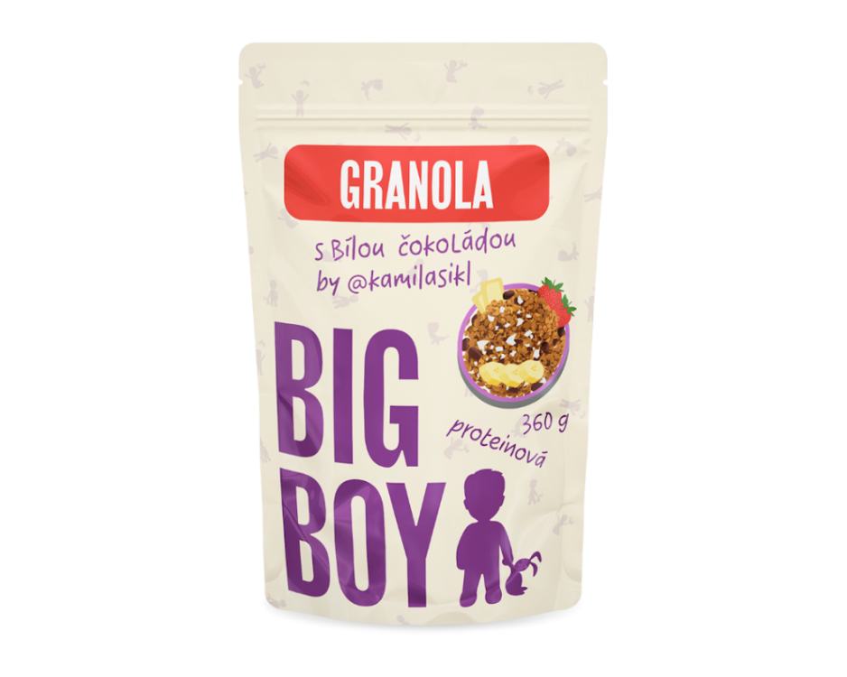 BIG BOY Proteinová granola s bílou čokoládou by KamilaSikl