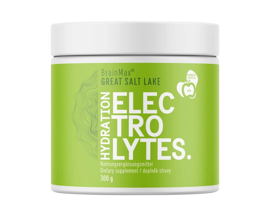 BrainMax Hydration Electrolytes, hydratační elektrolyty, jablko