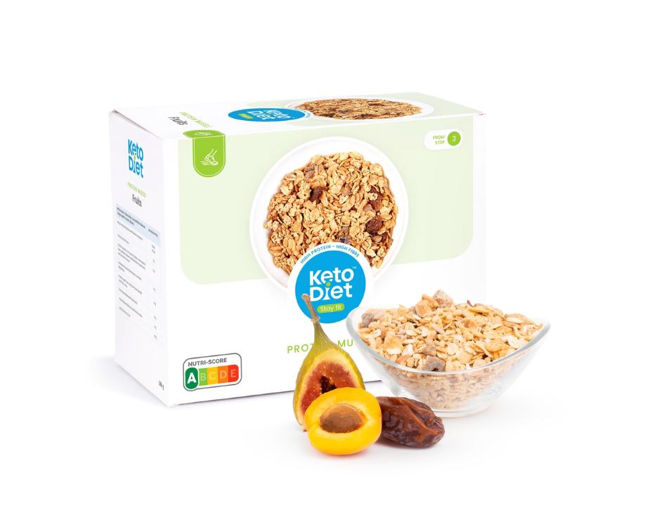 KetoDiet Proteinové müsli s ovocem