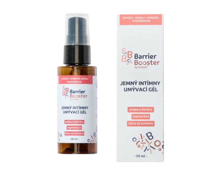 Kvitok Barrier Booster Jemný intimní mycí gel