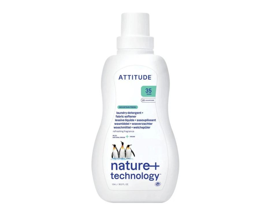 Attitude Prací gel a aviváž (2 v 1) s vůní Mountain Essentials