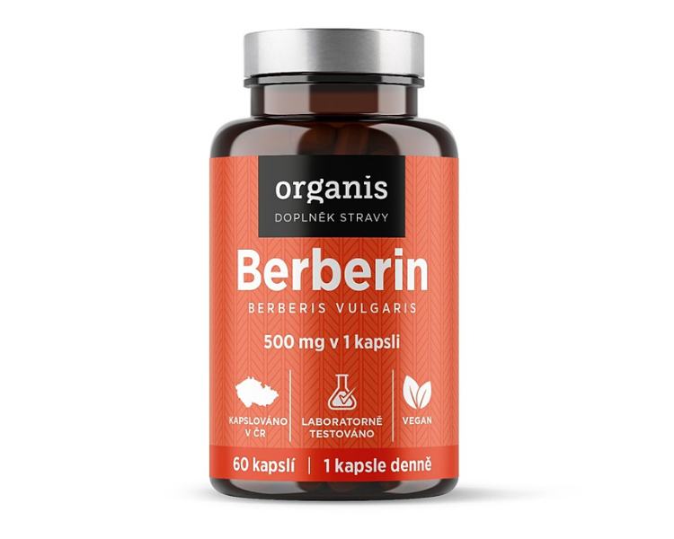 Organis Berberin extrakt 97% 500 mg