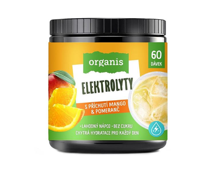 Organis Elektrolyty mango a pomeranč