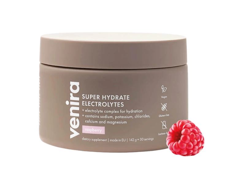 Venira super hydrate elektrolyty malina