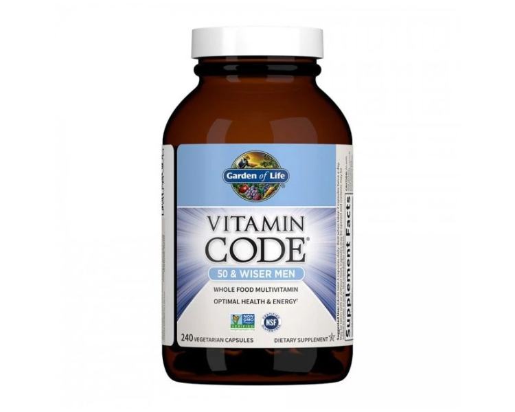 Garden of Life Vitamin Code 50 pro muže po padesátce