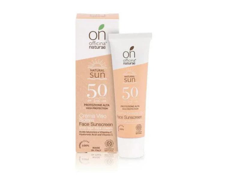 Officina Naturae Opalovací krém na obličej SPF 50 - zpevňující