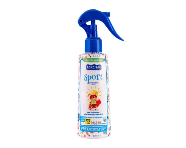 Babyton Opalovací mléko ve spreji pro děti SPF 50 SPORT